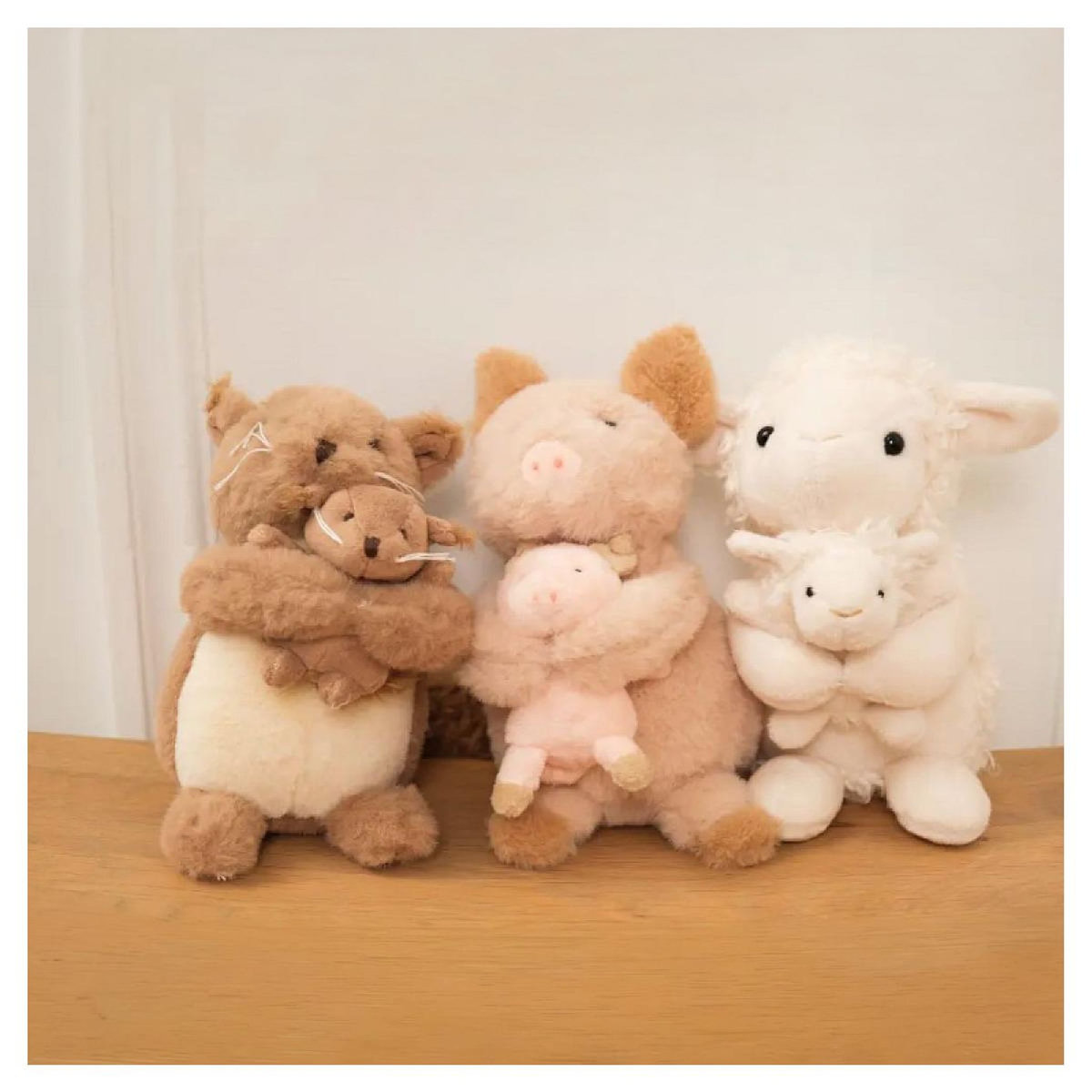 EGMONT TOYS Peluche cochon avec bebe -