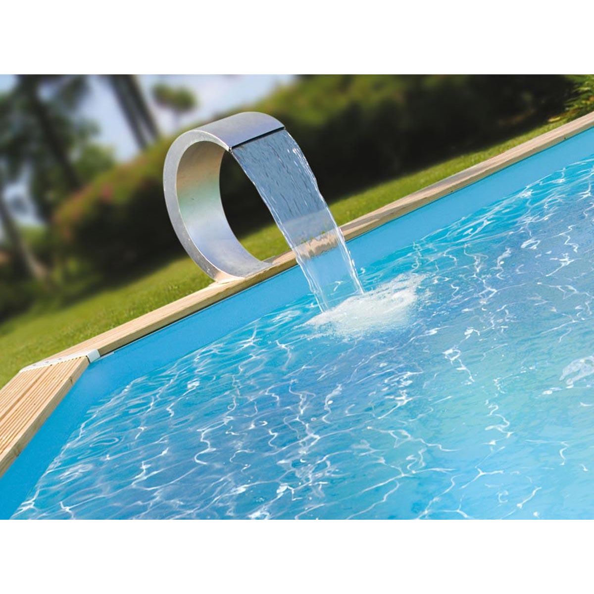 Ubbink Cascade de piscine Mamba en inox - Ubbink