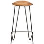 Voir la diapositive 3 : VIDAXL Tabourets de bar lot de 2 bois d'acacia massif