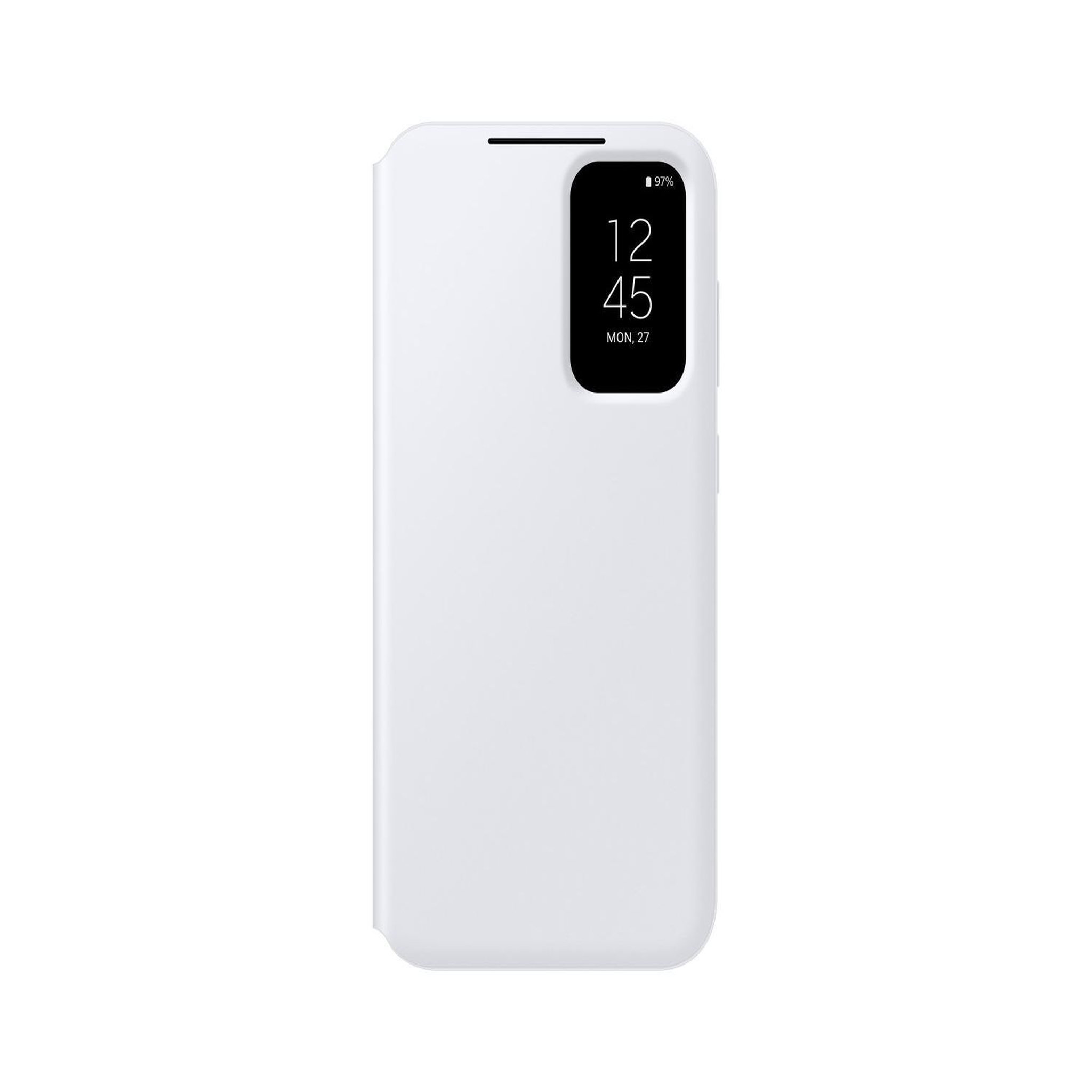 Voir la diapositive 2 : Samsung Etui Folio Clear View avec porte carte pour Samsung Galaxy S23 FE Blanc