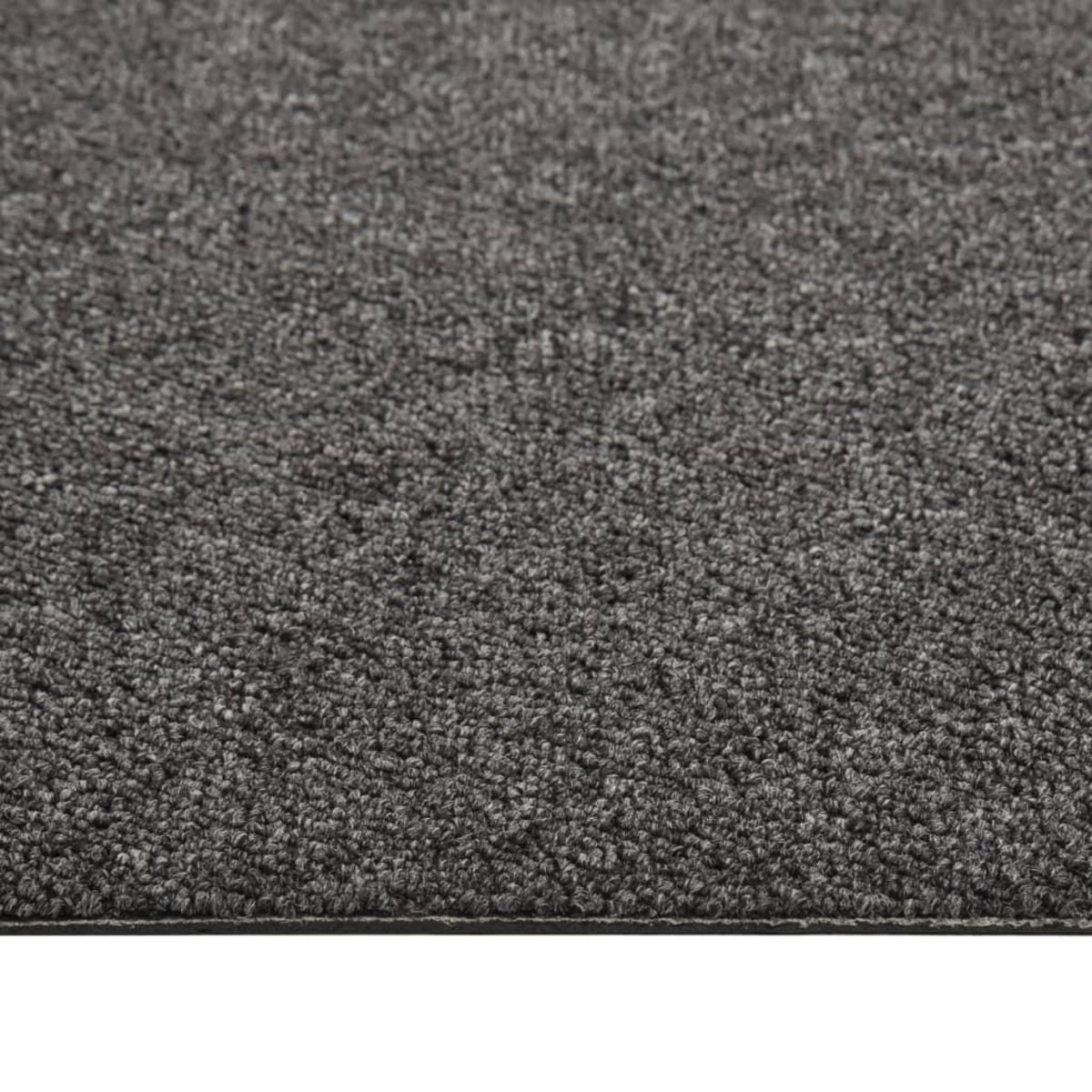 VIDAXL Dalles de tapis de sol 20 pcs 5 m^2 50x50 cm Anthracite