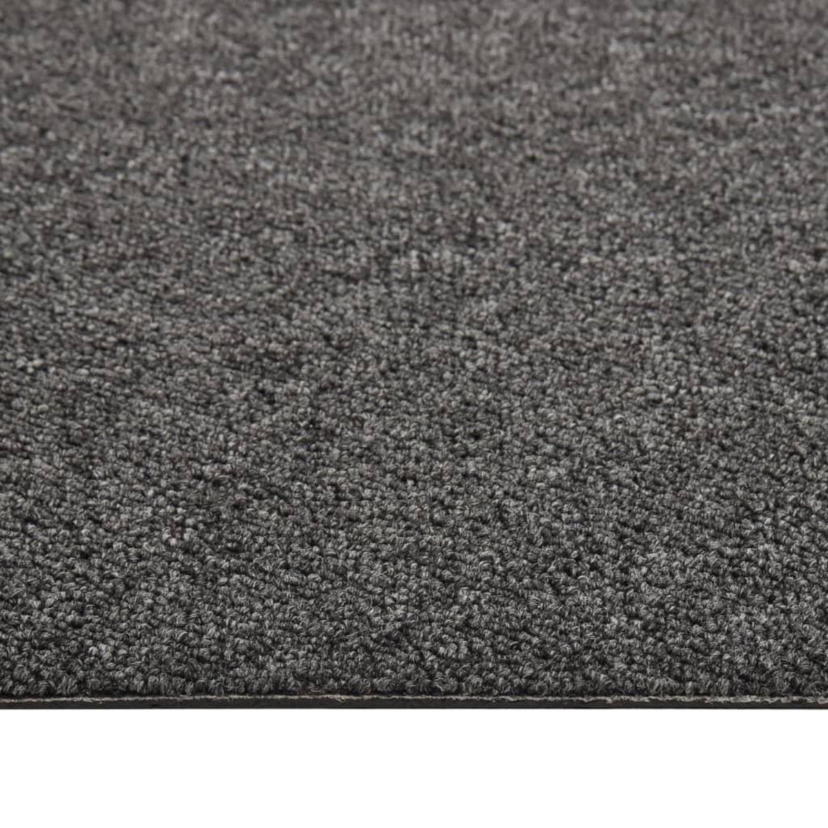 VIDAXL Dalles de tapis de sol 20 pcs 5 m^2 50x50 cm Anthracite