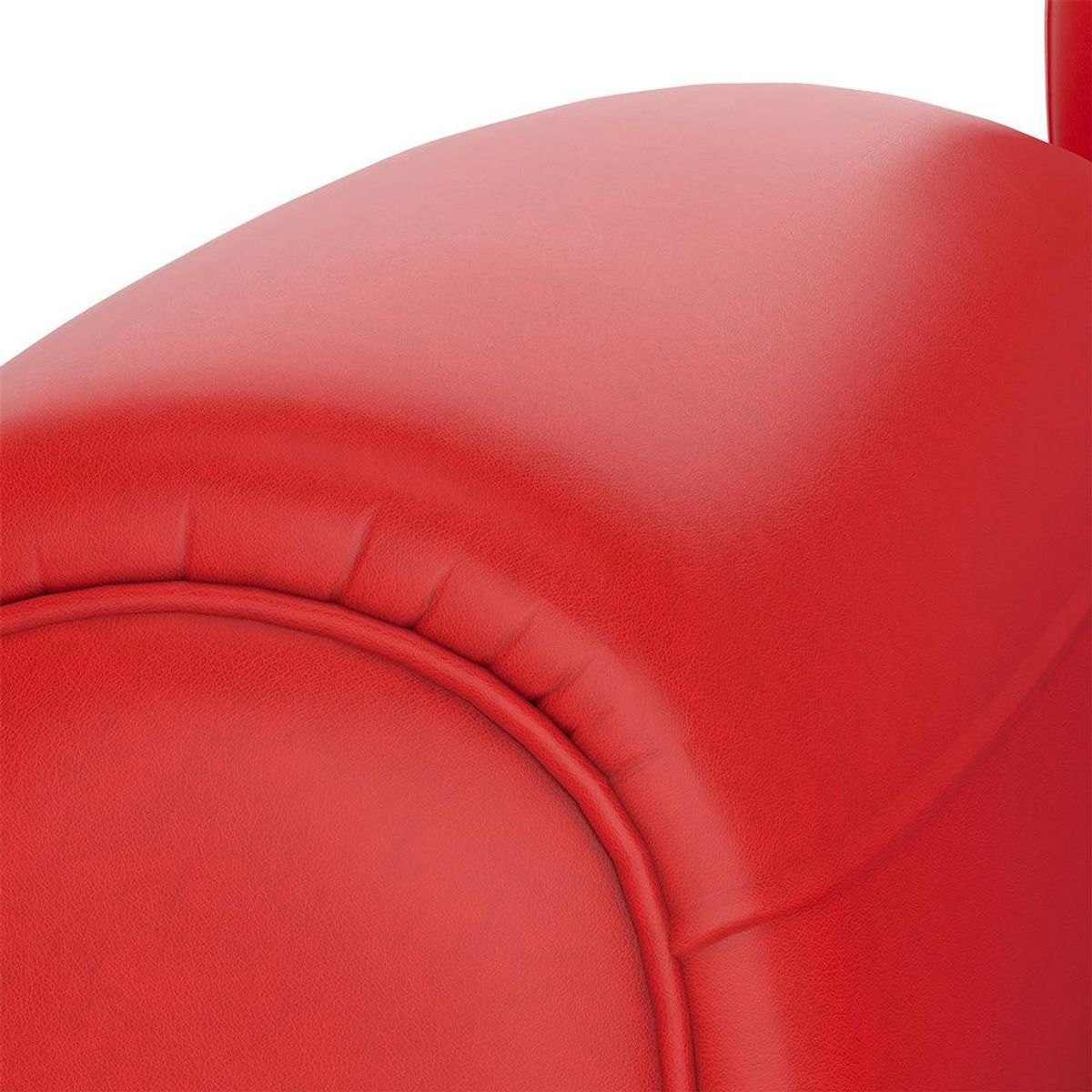 Rendez vous déco Canapé 2 places noir en croute de cuir enduite - Club