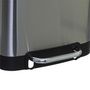 Voir la diapositive 2 : FIVE Poubelle de Cuisine en Inox  Ariane  30L Argent