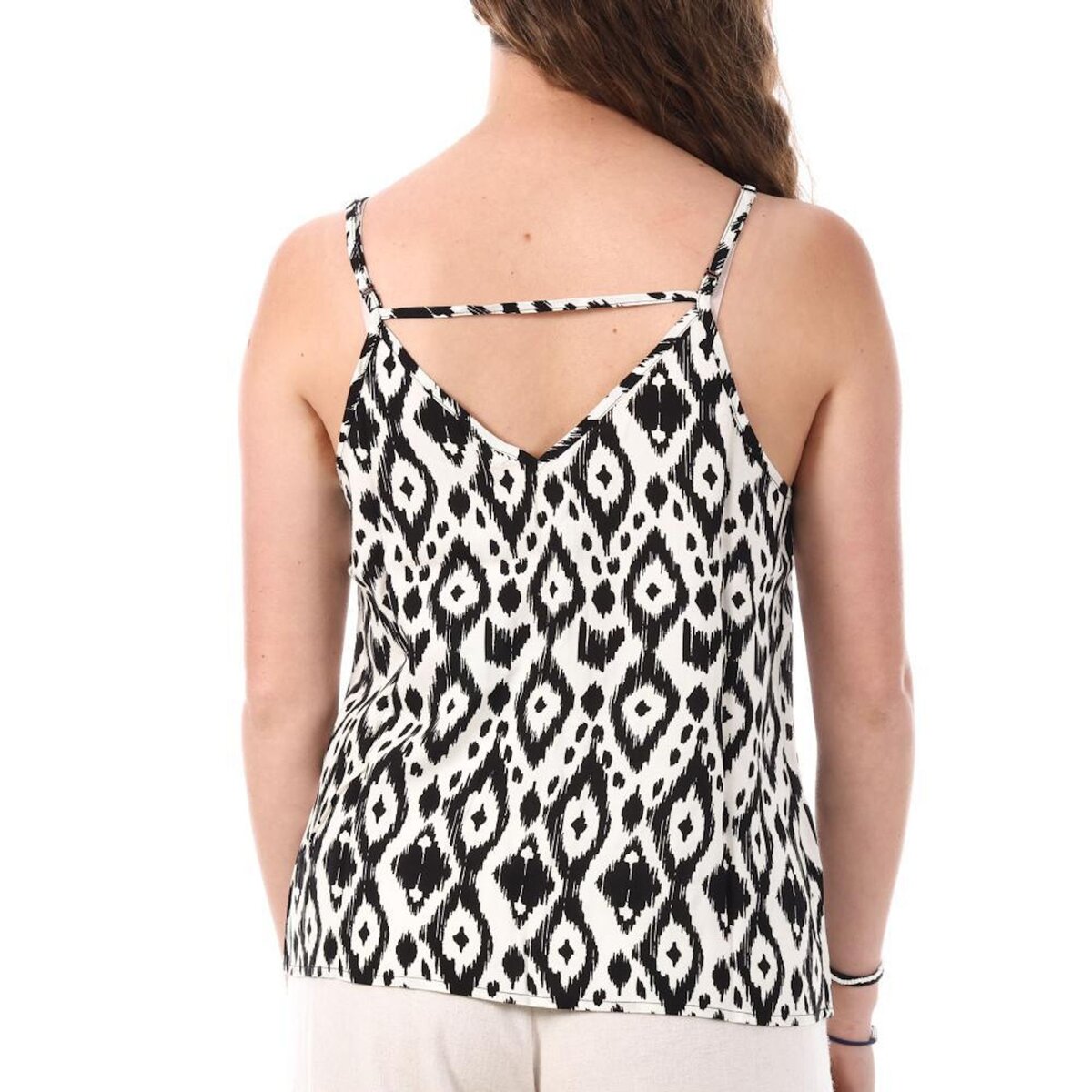 Only Débardeur /Noir à Motifs Femme Only Nova Life Paris