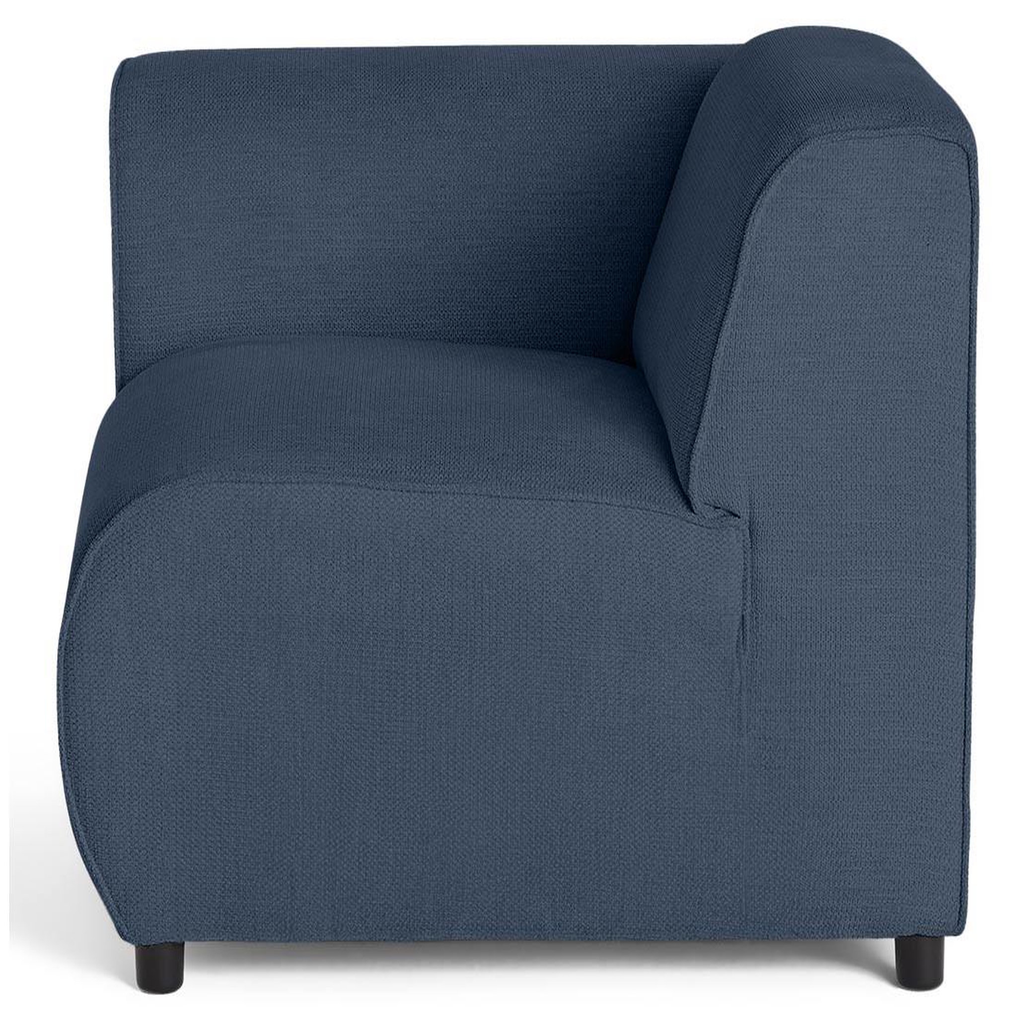 Voir la diapositive 6 : LISA DESIGN Suaro - module d'assise d'angle gauche en tissu texturé