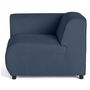 Voir la diapositive 6 : LISA DESIGN Suaro - module d'assise d'angle gauche en tissu texturé
