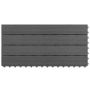 Voir la diapositive 4 : VIDAXL Dalles WPC 60x30 cm 6 pcs 1m^2 Gris