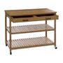 Voir la diapositive 4 : FIVE Ilot 2 tiroirs 2 niveaux en bois LINHA - Beige