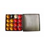 Voir la diapositive 3 : JT2D Set de 16 Boules de Billard Anglais en résine, 7 boules jaunes, 7 boules rouges, 1 blanche et 1 noire
