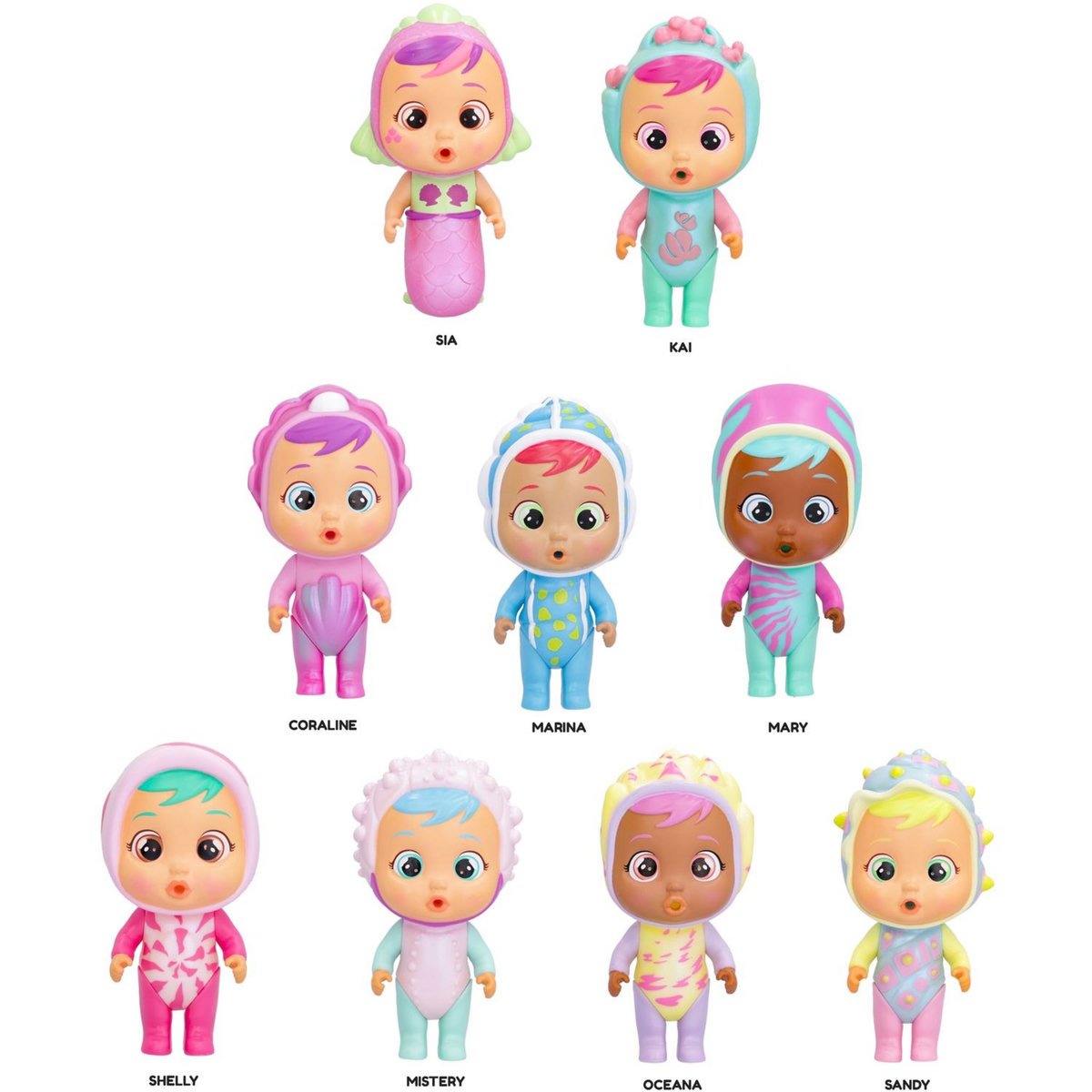 IMC TOYS Cry babies Magic Tears Tropical Shiny Shells 