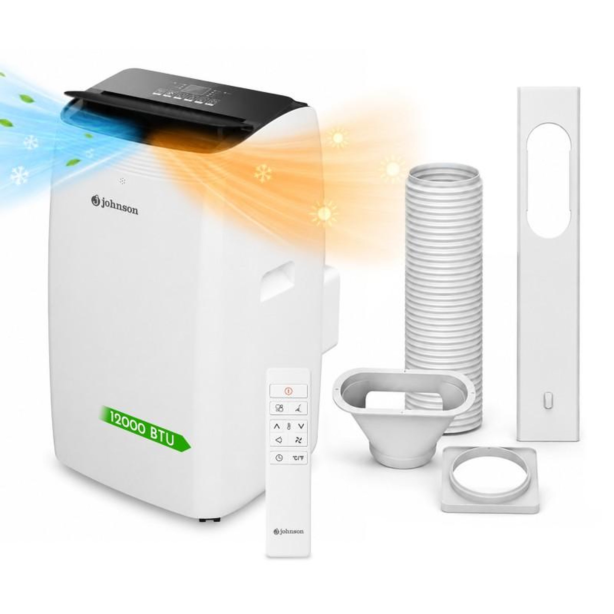Climatiseur mobile réversible 12 000 btu - 3500w