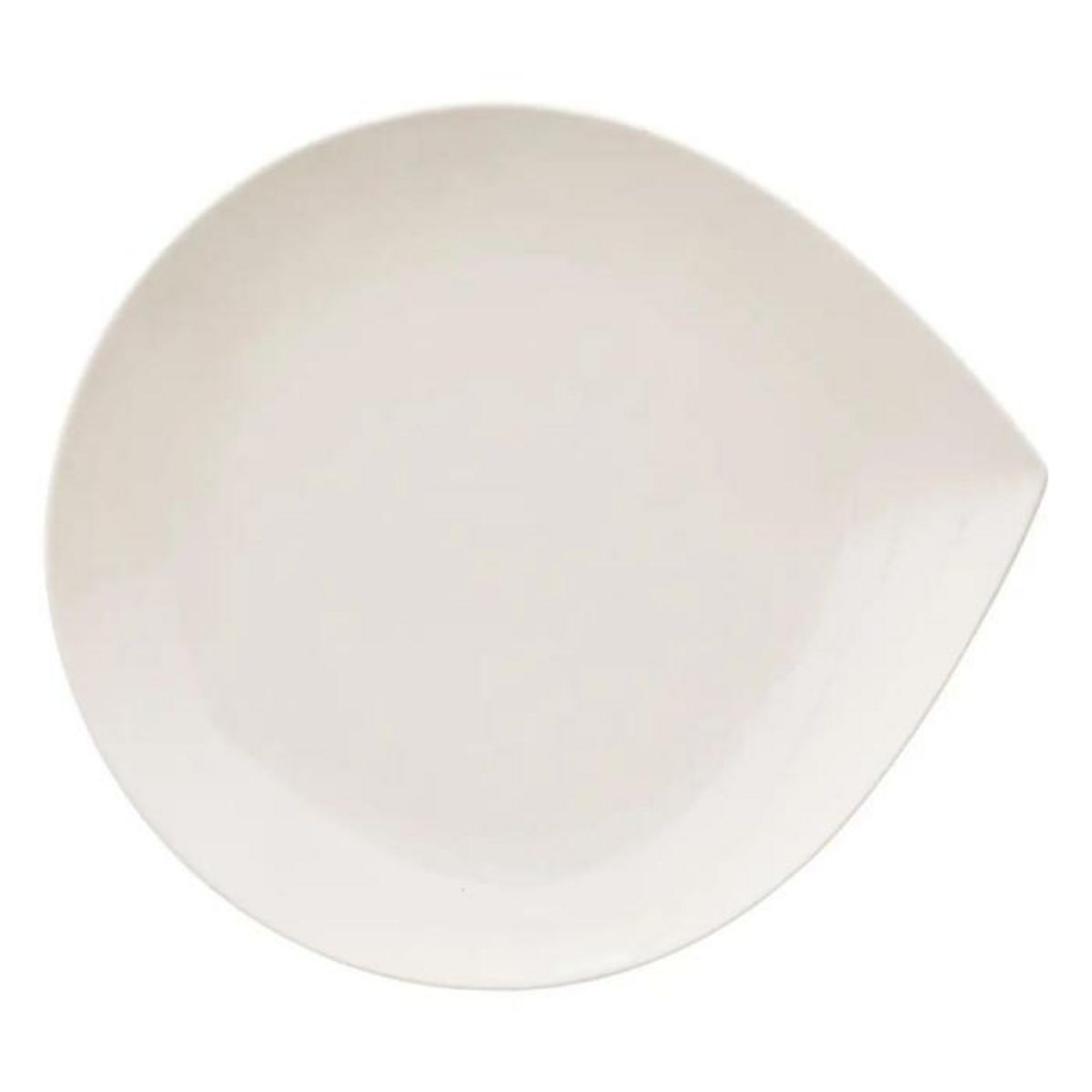 SECRET DE GOURMET Lot de 6 Assiettes Plates  Goutte  29cm Blanc