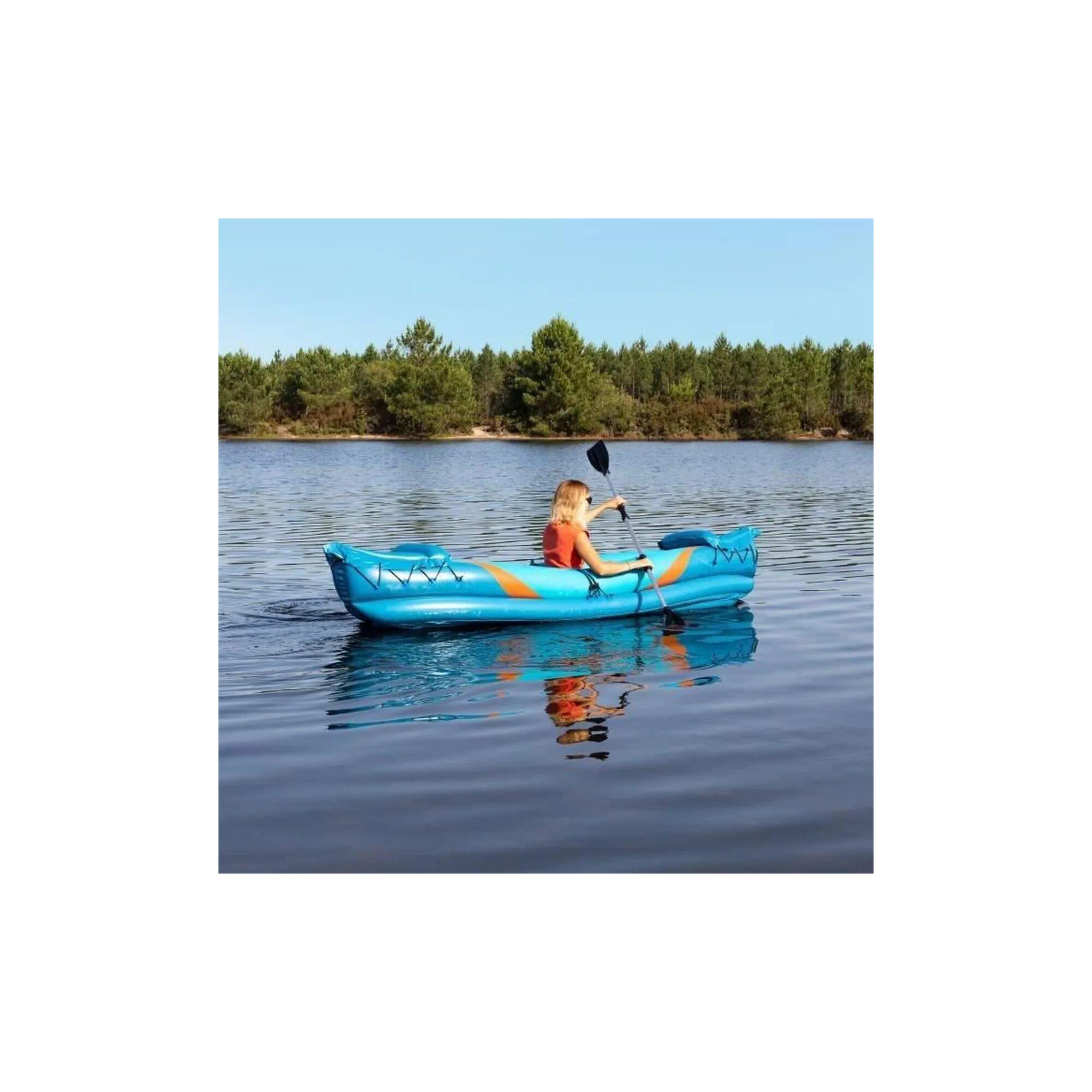 Voir la diapositive 2 : SURPASS Kayak gonflable 2 places - surpass - dimension : 325 x 91 x 46 cm