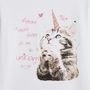 Voir la diapositive 2 : IN EXTENSO T-shirt manches longues chat fille