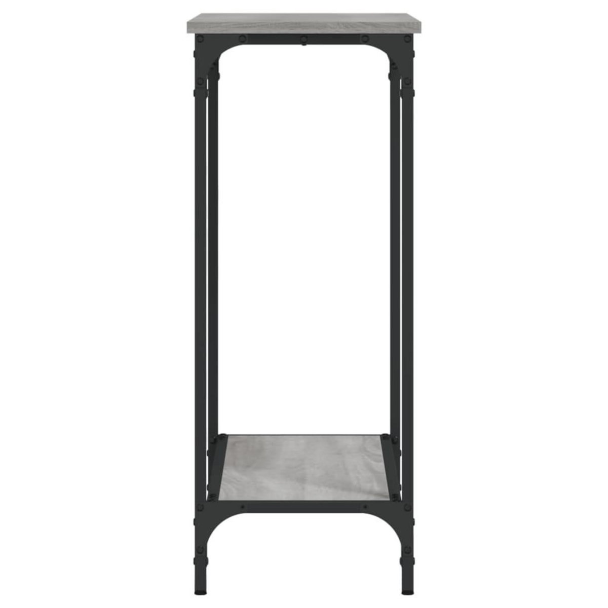 VIDAXL Table console sonoma gris 75x30,5x75 cm bois d'ingenierie