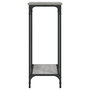 Voir la diapositive 5 : VIDAXL Table console sonoma gris 75x30,5x75 cm bois d'ingenierie