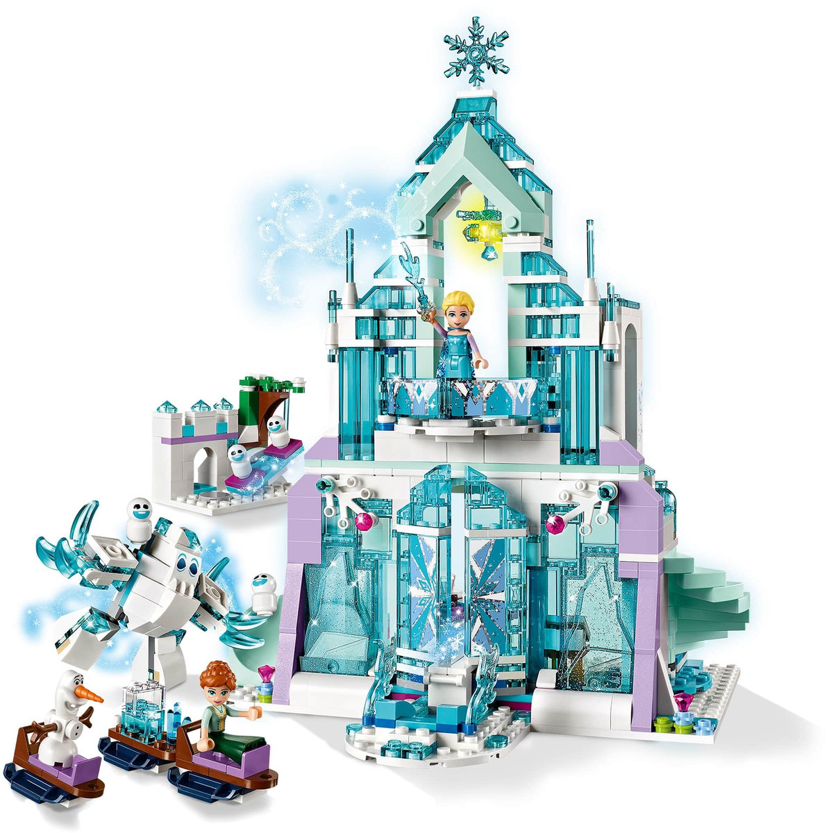 LEGO Disney Princess 43172 - Le palais des glaces magique d'Elsa