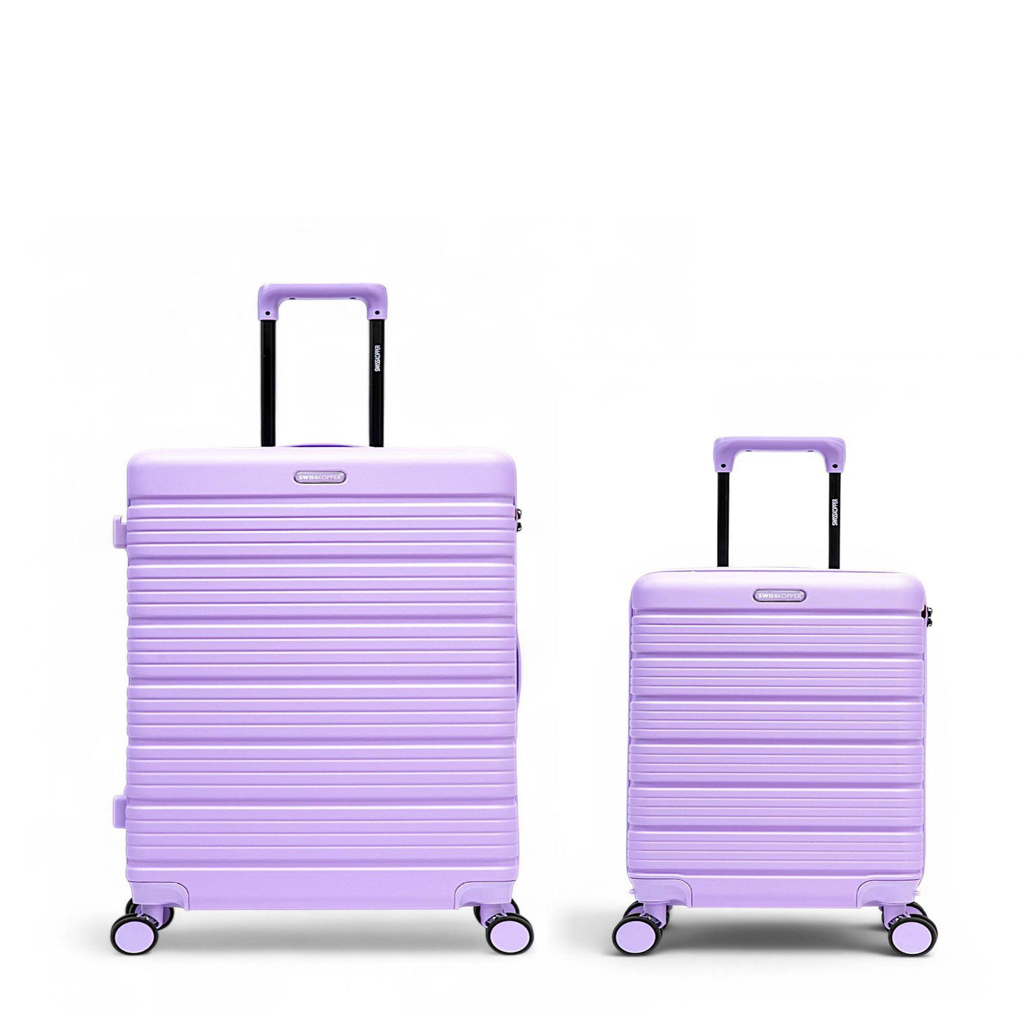 SWISS KOPPER Lot de 2 Valises Rigides Grand Format et Cabine LUGANO