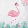 Voir la diapositive 3 : MATT & ROSE Parure housse de couette enfant en coton 57 fils réversible zig zig ou flamand rose