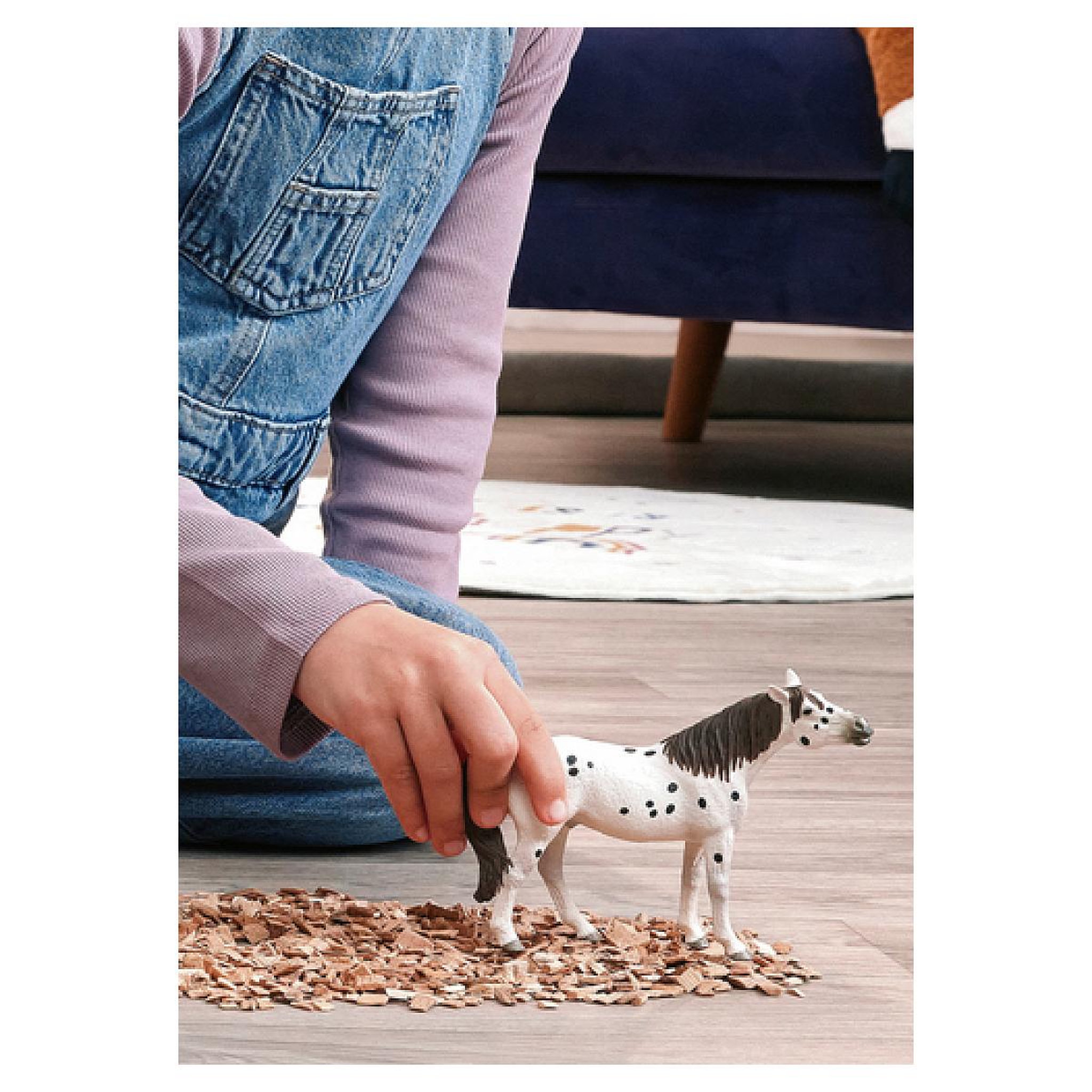 Voir la diapositive 4 : Schleich 14916 figurine BAYALA Cheval hongre knabstrupper