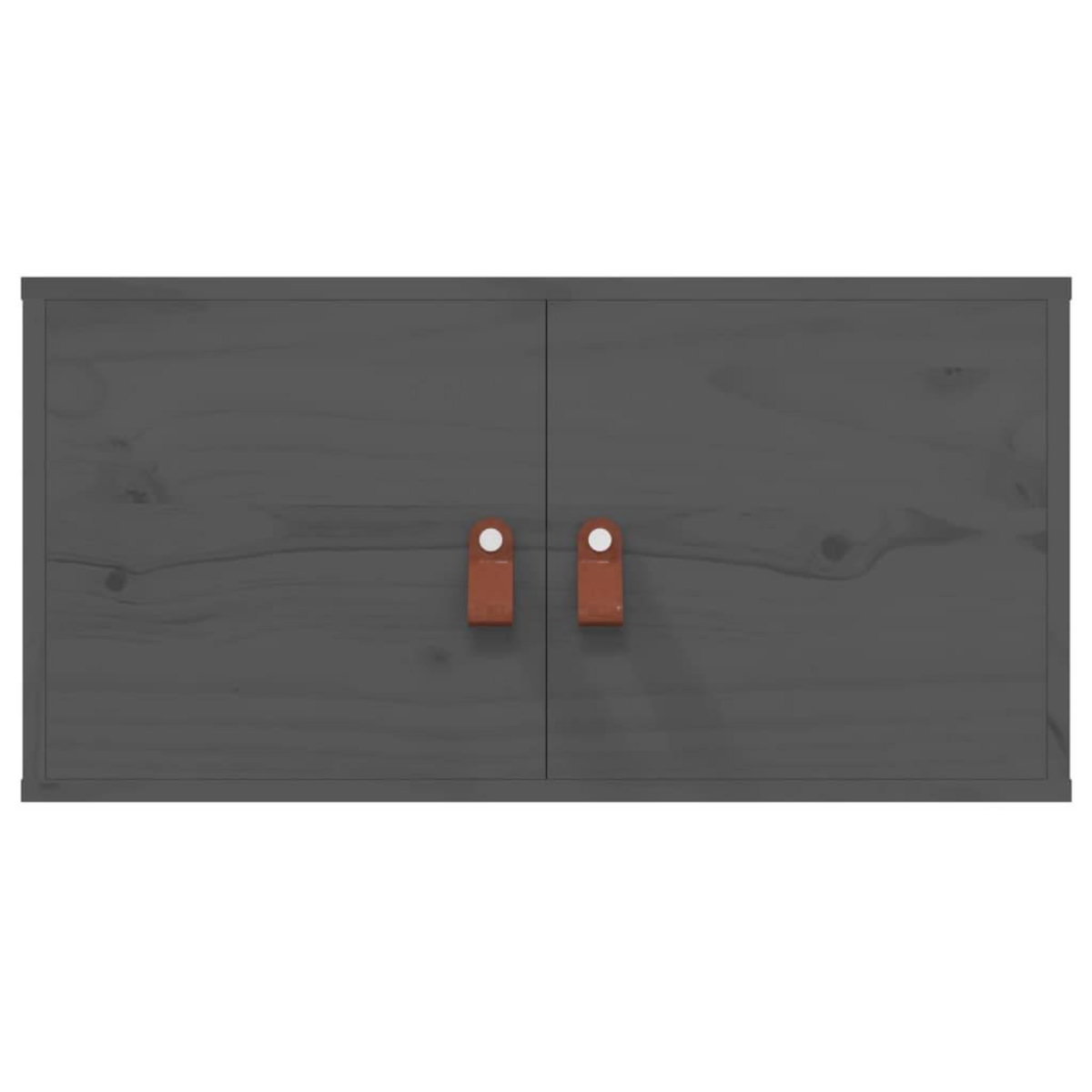 VIDAXL Armoire murale Gris 60x30x30 cm Bois de pin massif