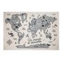 Voir la diapositive 1 : ATMOSPHERA Tapis enfant carte du monde