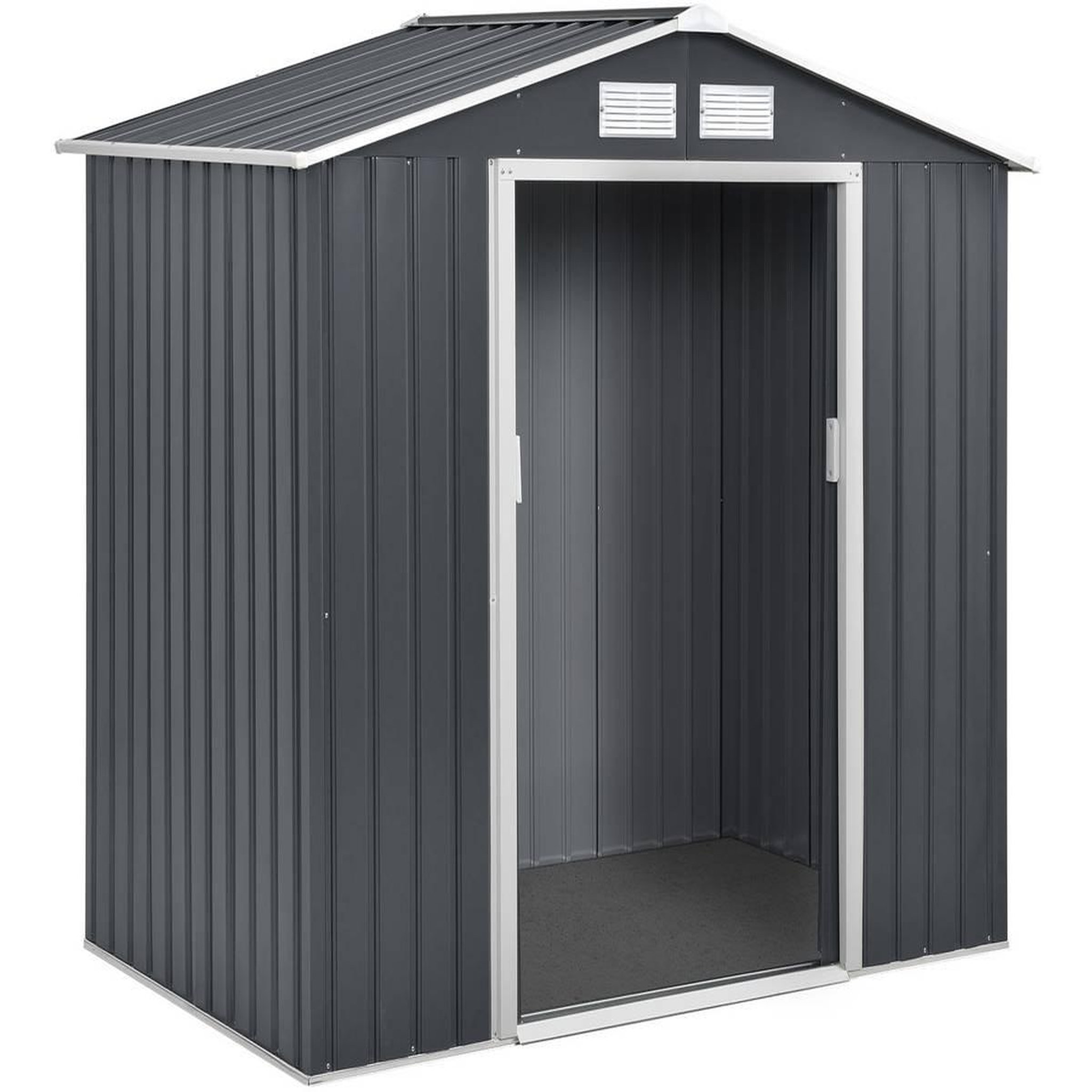 Habitat et Jardin Abri de jardin métal  vegas  - 2,7 m² - gris