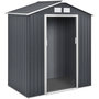 Voir la diapositive 1 : Habitat et Jardin Abri de jardin métal  Vegas  - 2,7 m² - Gris