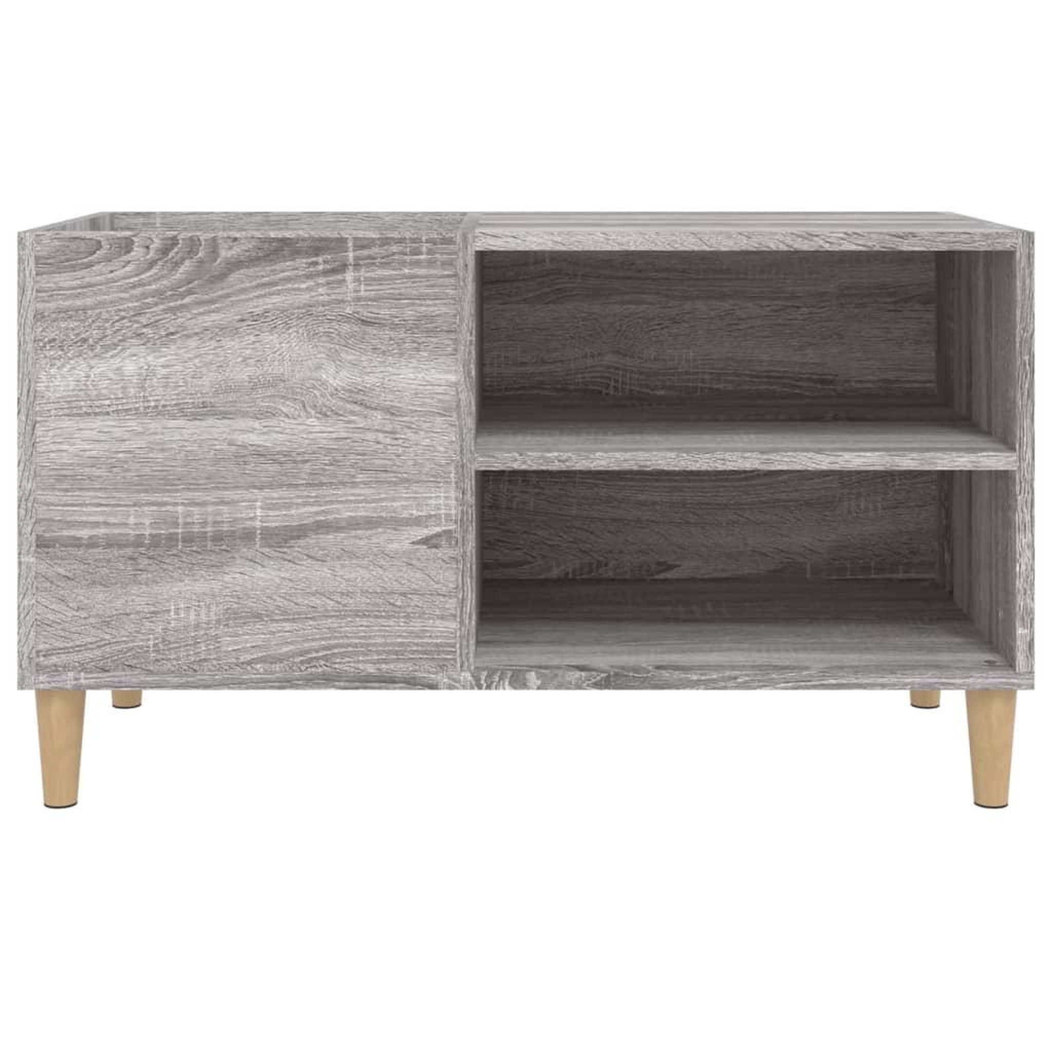 Voir la diapositive 5 : VIDAXL Armoire a disques sonoma gris 84,5x38x48 cm bois d'ingenierie