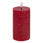 ATMOSPHERA Bougie Déco à LED  Molia  15cm Rouge