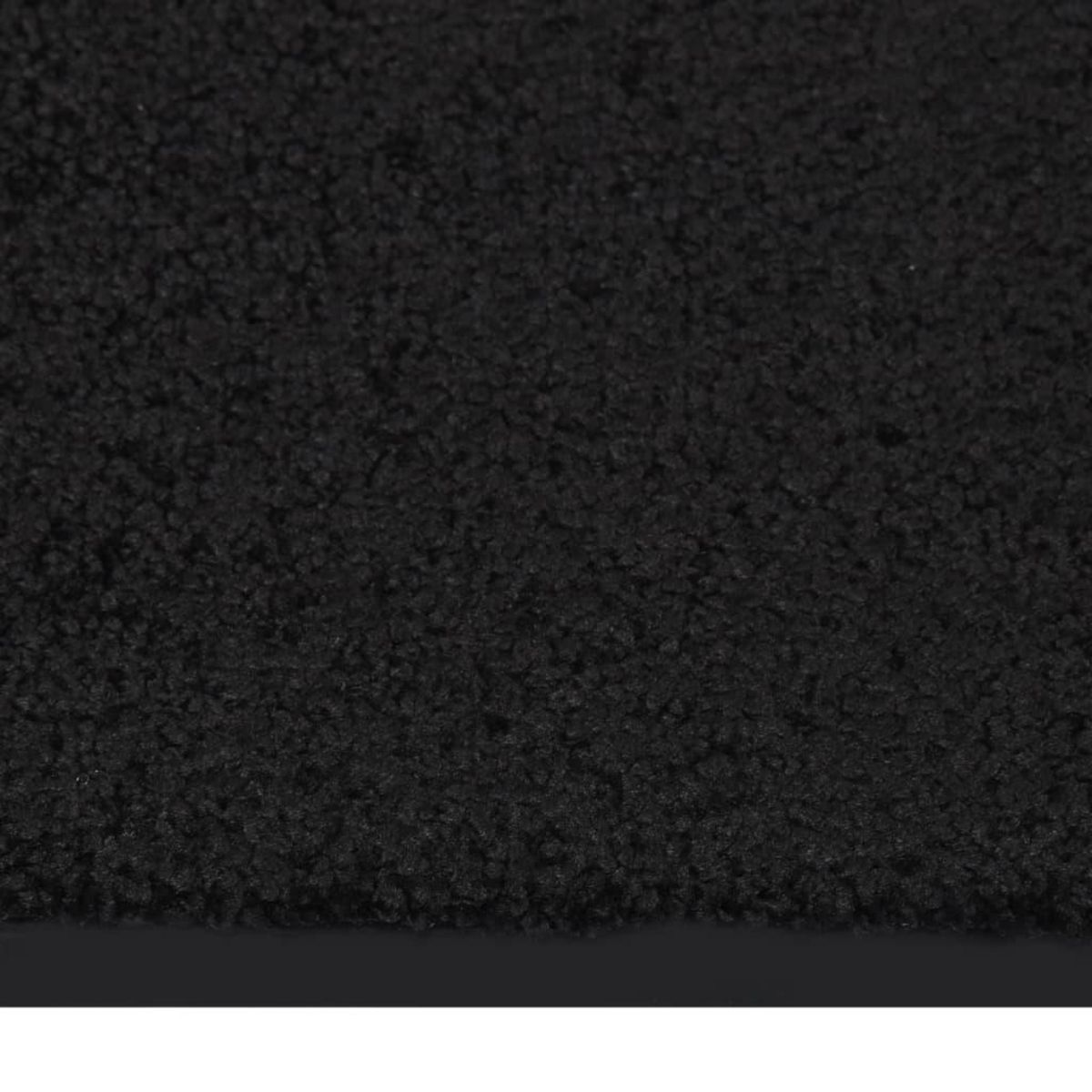 VIDAXL Paillasson Noir 80x120 cm