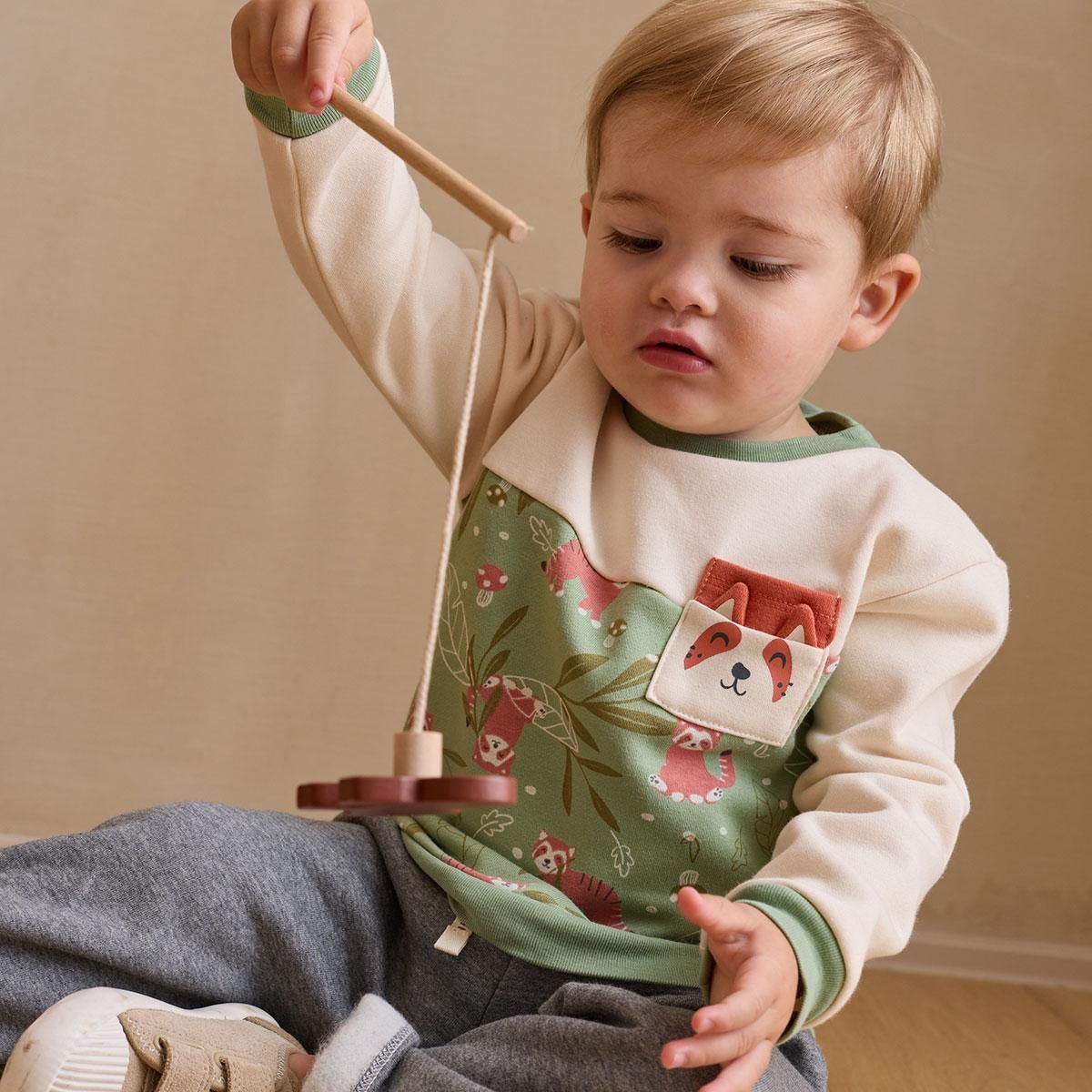 Petit Béguin Ensemble enfant sweat et pantalon en molleton Gustin