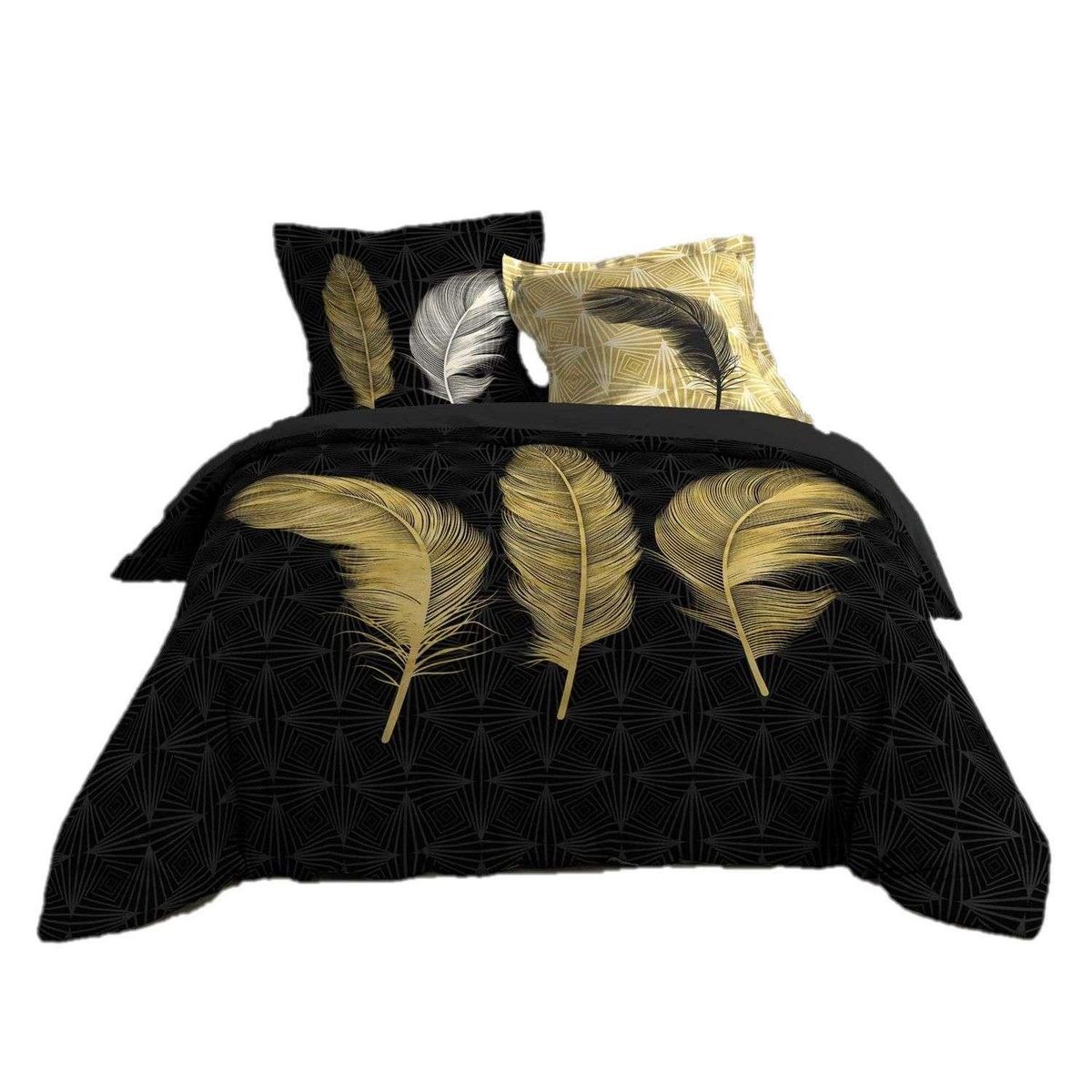 Douceur d'Intérieur Parure de lit OPA - 100% coton - 220 x 240 cm