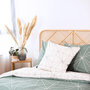 Voir la diapositive 4 : Home collection Parure housse de couette 100%coton bio 57fils milo