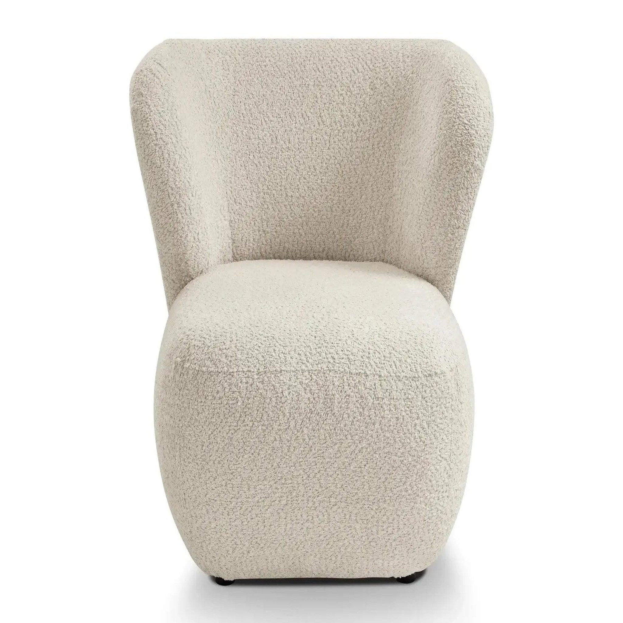 CASANOVA PARIS Capri - fauteuil tissu bouclette. Coloris disponibles : Vert, Gris, Bleu, Orange, Beige