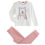 INEXTENSO Pyjama velours manches longues fille 