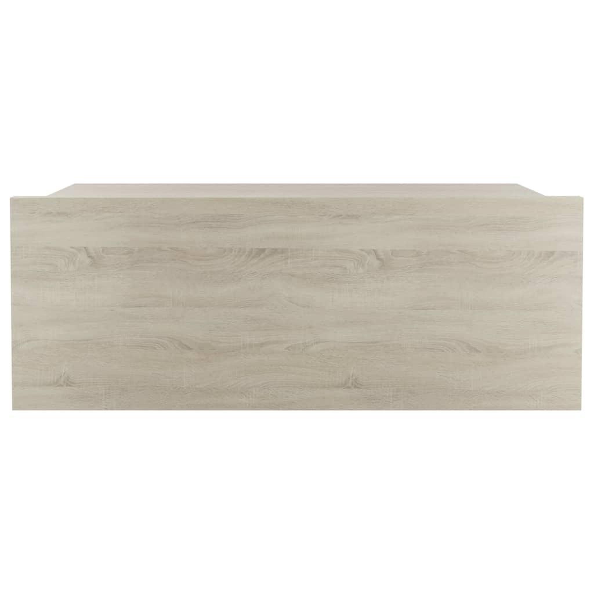 Voir la diapositive 4 : VIDAXL Table de chevet flottante Chene sonoma Bois d'ingenierie