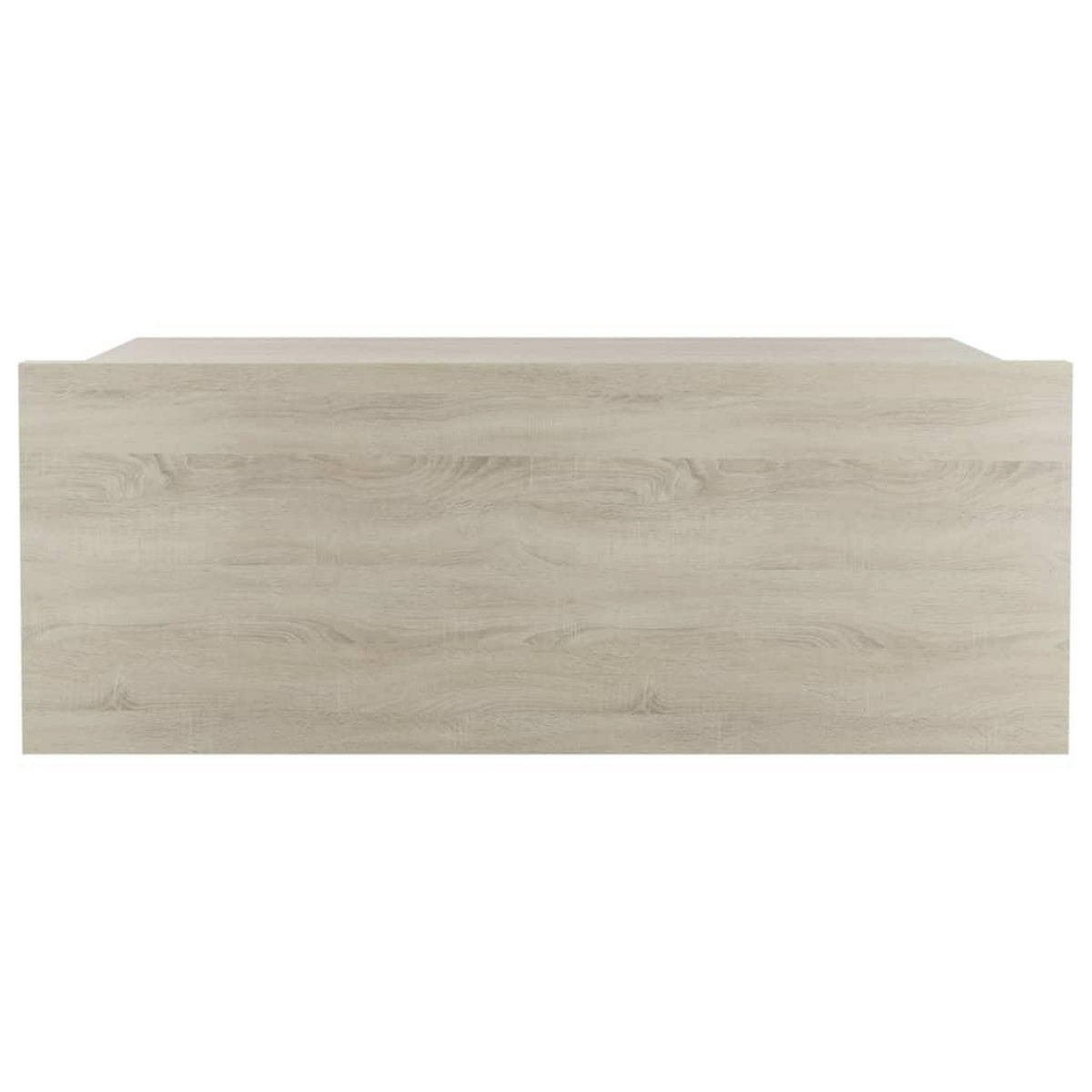 VIDAXL Table de chevet flottante Chene sonoma Bois d'ingenierie