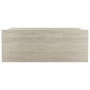 Voir la diapositive 4 : VIDAXL Table de chevet flottante Chene sonoma Bois d'ingenierie