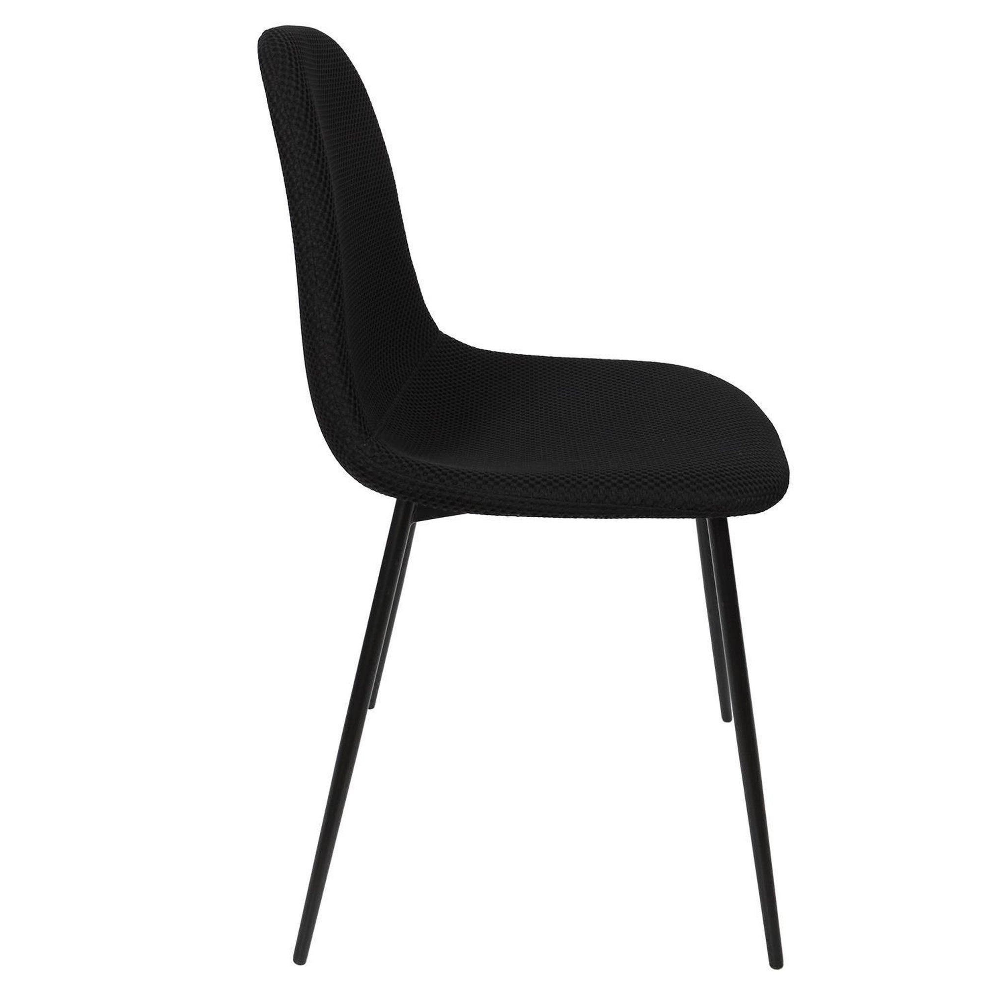 Voir la diapositive 4 : TOILINUX Lot de 4 chaises atome