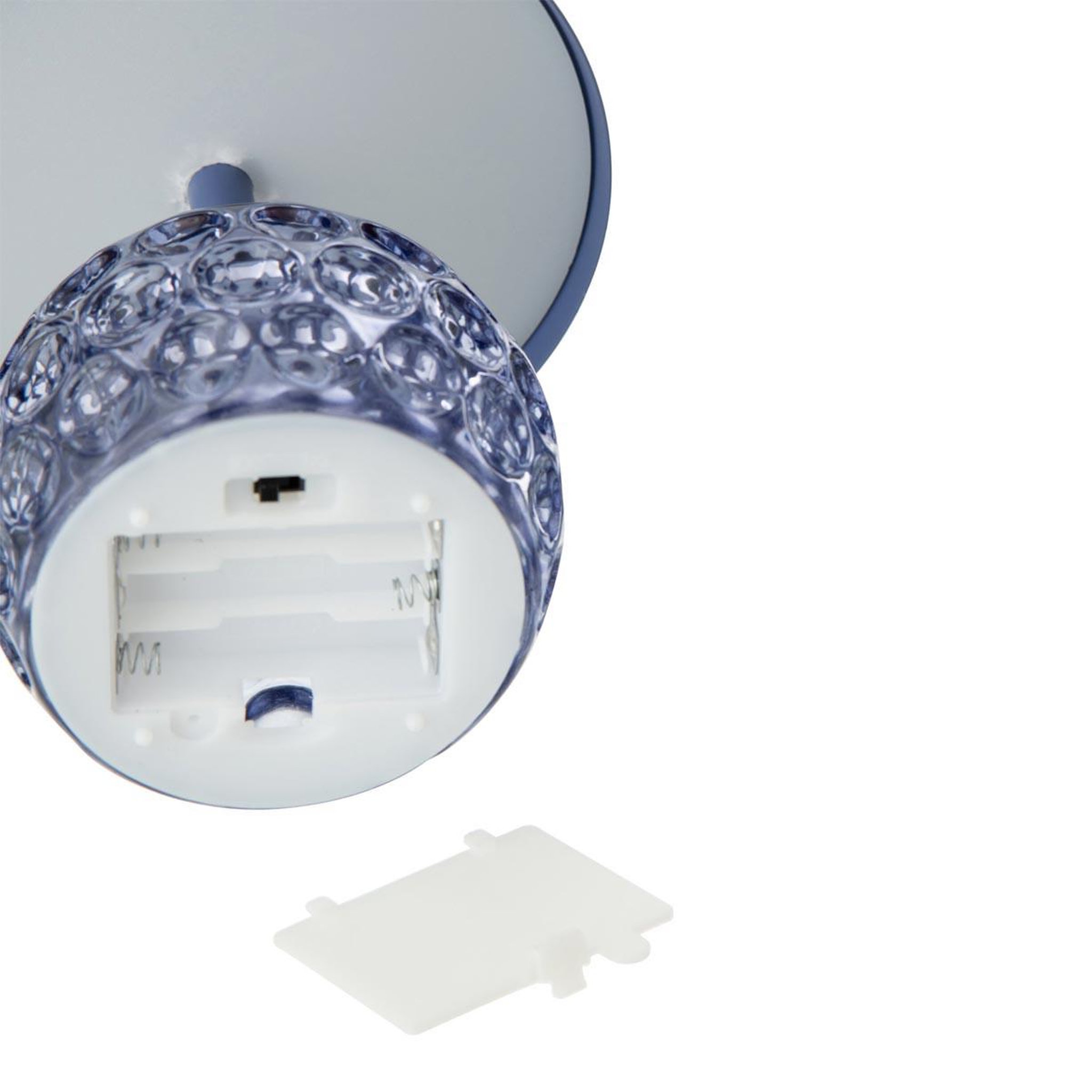 Voir la diapositive 3 : J-LINE Lampe à poser led champignon  fungo  15cm bleu