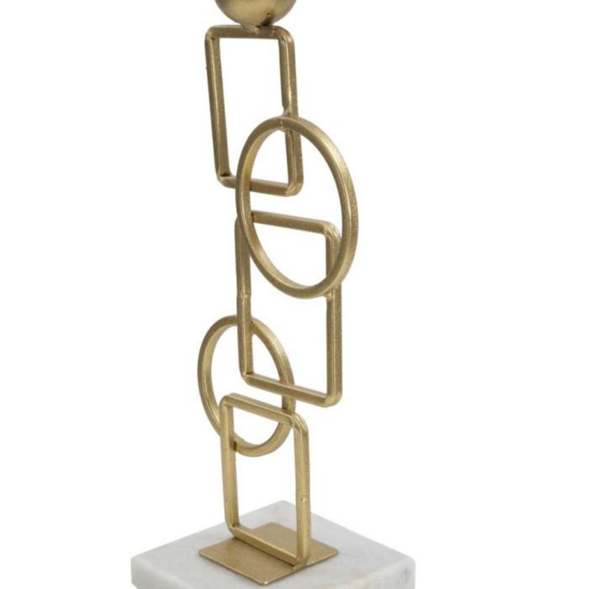 Paris Prix Bougeoir Design en Métal  Marie  31cm Or