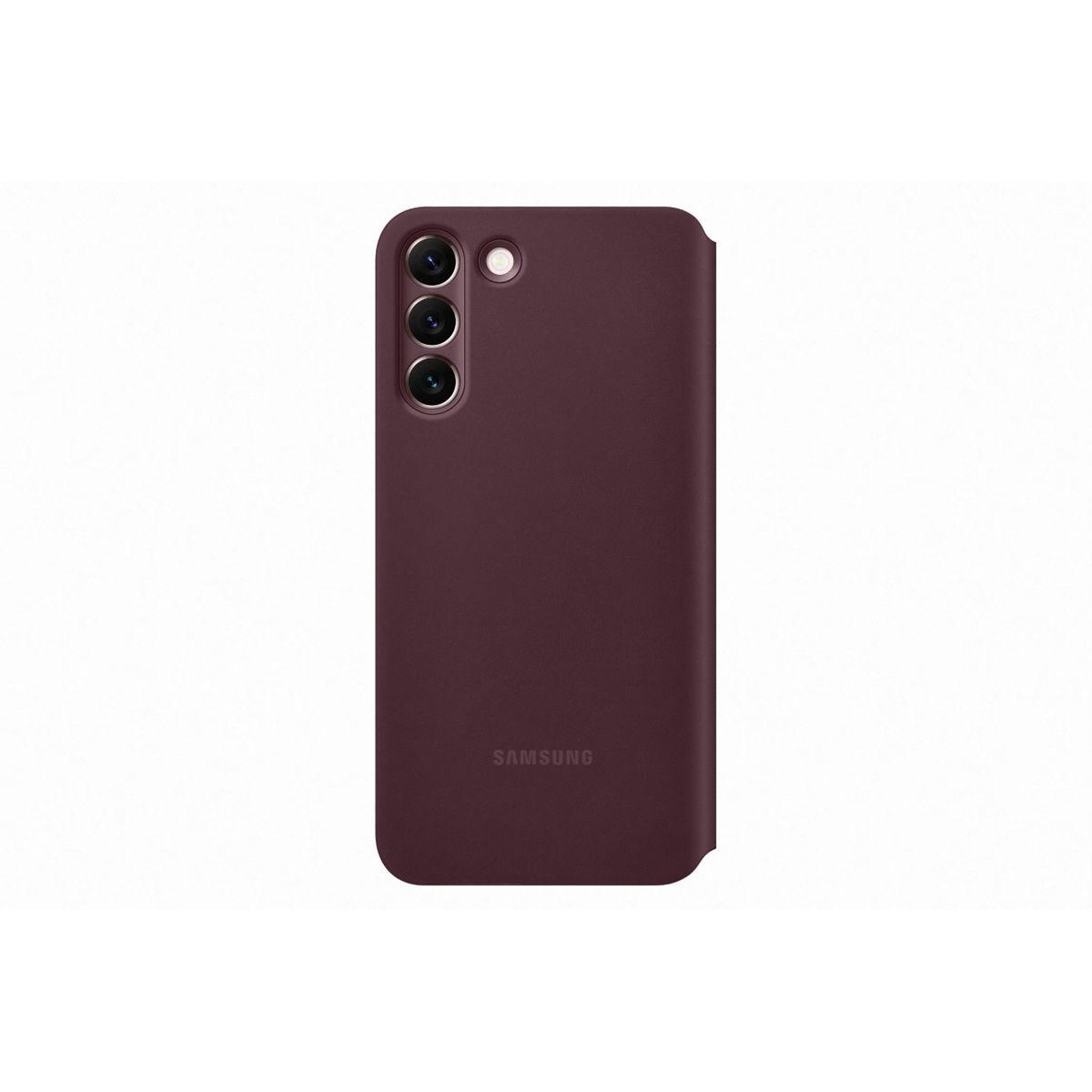 Voir la diapositive 2 : Samsung Etui s22+ clear view bordeaux