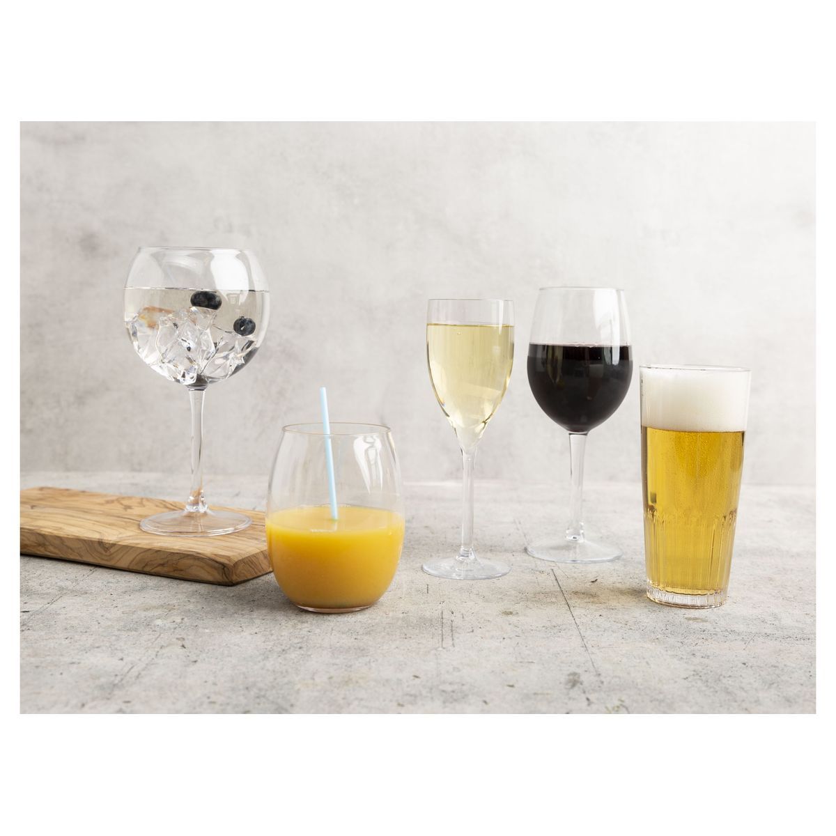 Lot de 6 verres à eau 40 cl