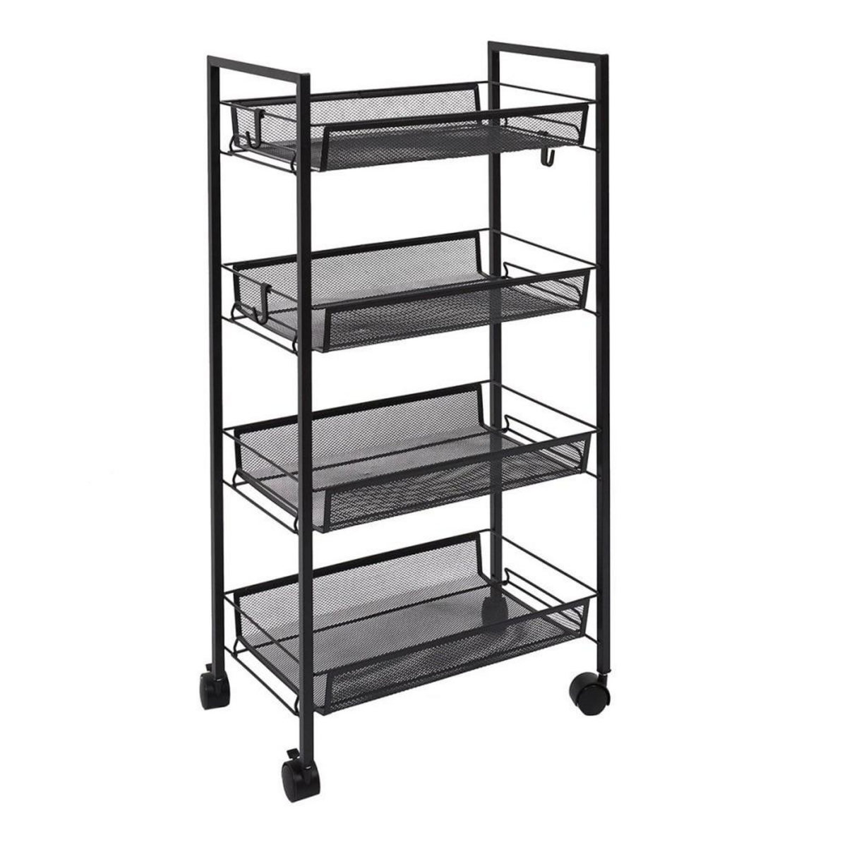 The Home Deco Factory Desserte à roulettes 4 niveaux