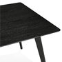 Voir la diapositive 5 : Paris Prix Table à Manger Design en Bois  Tabika  180cm Noir