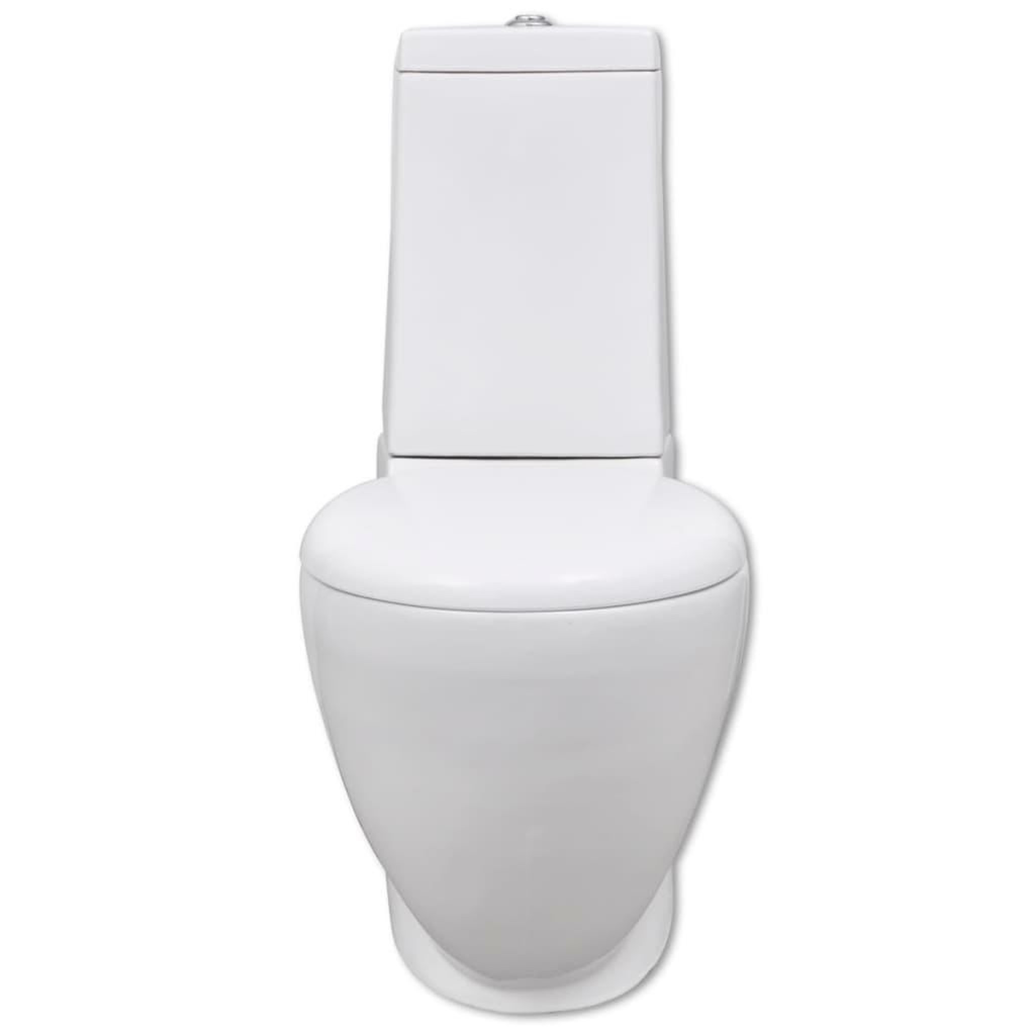 Voir la diapositive 2 : VIDAXL Ensemble de bidet et toilette ceramique blanc
