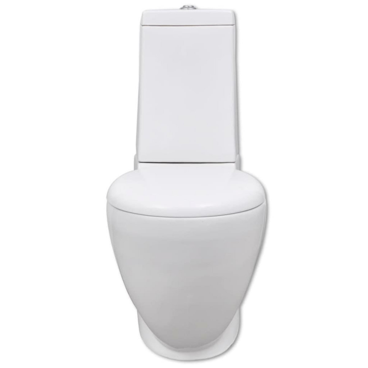 VIDAXL Ensemble de bidet et toilette Ceramique Blanc