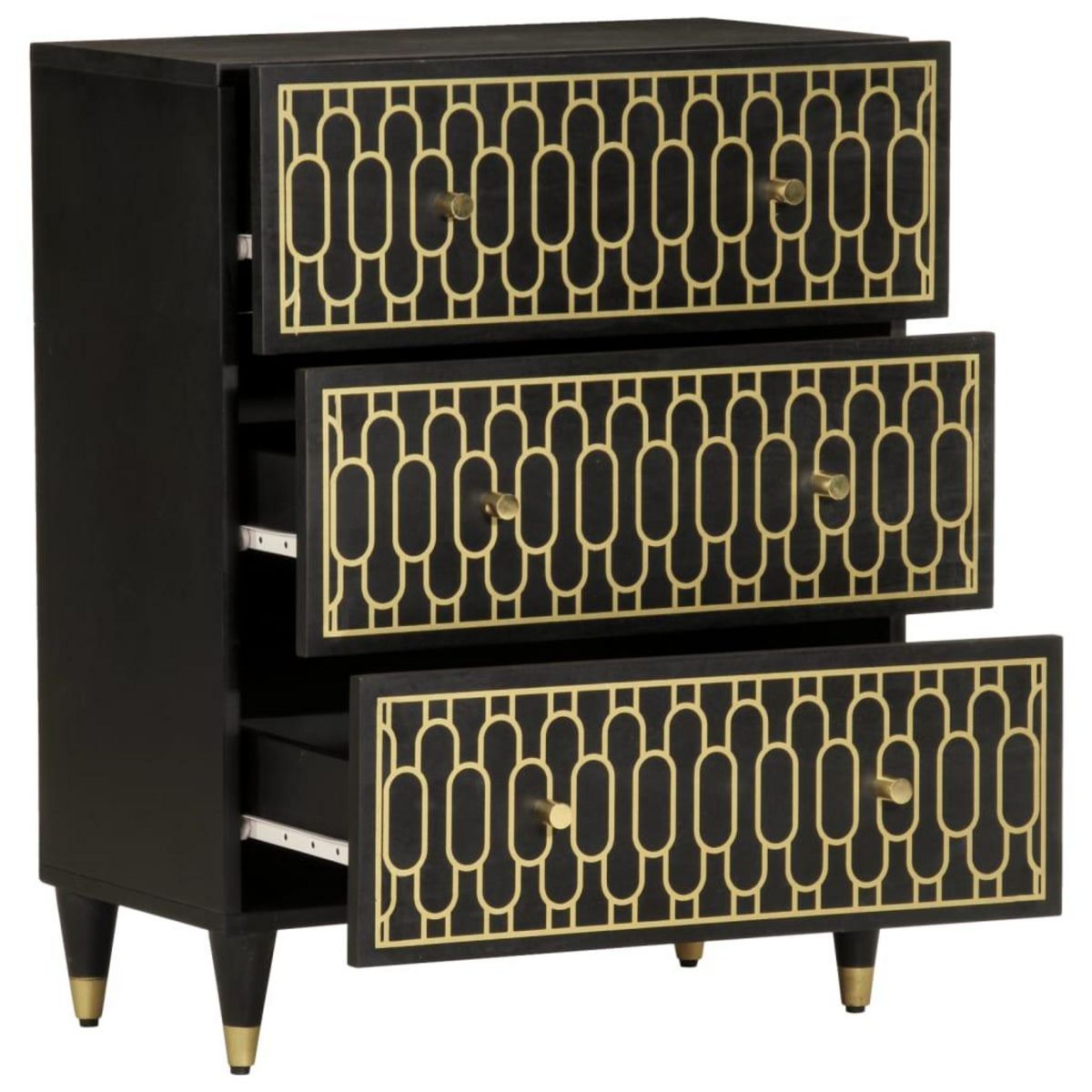 VIDAXL Armoire laterale 60x33x75 cm bois massif de manguier